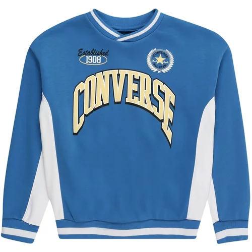 Converse Sweater majica 'CLUB FT RETRO' plava / žuta / crna / bijela