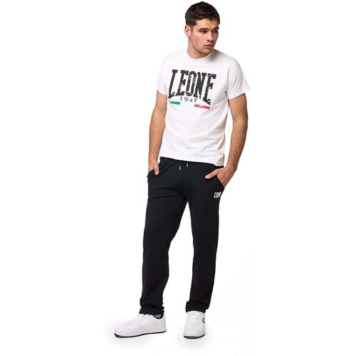 Leone 1947 Spodnji deli trenirke Man Sweatpants Small Logo Črna Cene