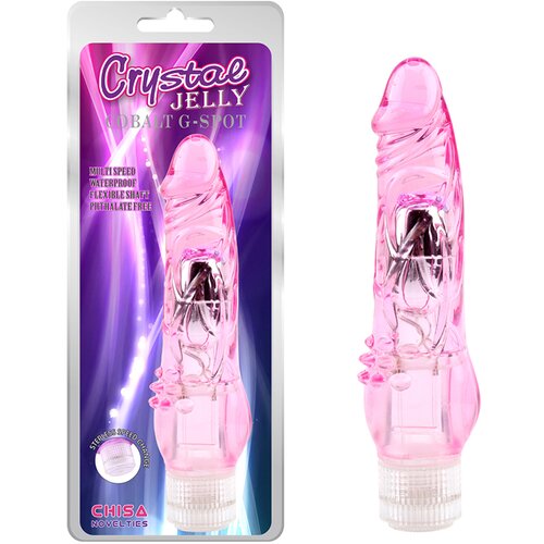  Cobalt G Spot Vibrator, Roze, 21 cm Cene