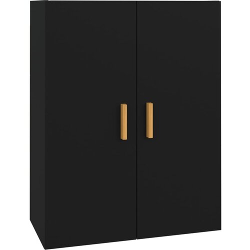 Maison Chic Viseča Stenska omarica - Zidna omarica črna 69,5x34x90 cm iu65, (22063426) Cene