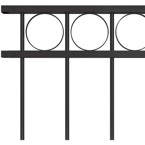  Ogradni panel ASSEN čelik 1,7x1 m Crni Slike