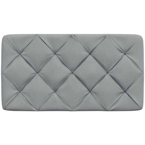 VidaXL jastuk za uzglavlje svjetlosivi 80 cm od tkanine Slike