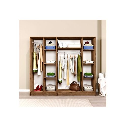 Hanah home Ormar Kardelen 1600-123, 200x180x51.8 cm, , Smeđa Slike