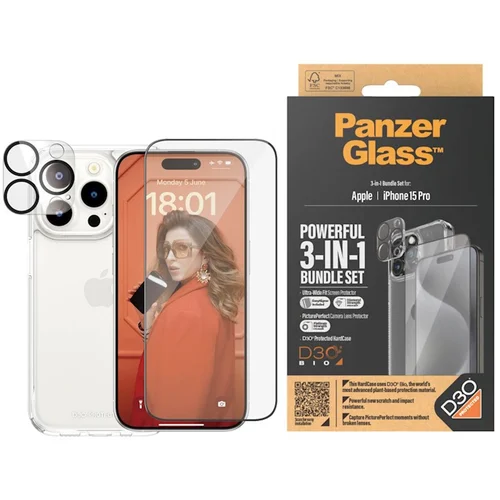  Bundle PanzerGlass iPhone 15 Pro