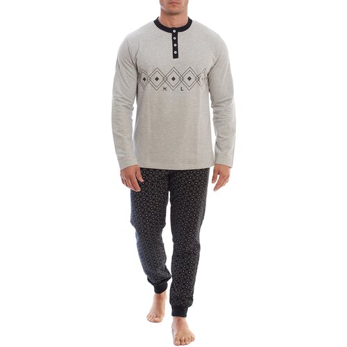 Kisses&amp;amp;Love Pižame &amp;amp; Spalne srajce KL30202 Siva Slike