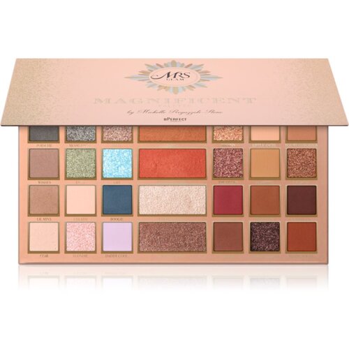 BPerfect Mrs Glam Magnificent Palette multifunkcionalna paleta za lice i oči 48 g Cijene