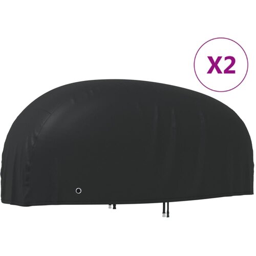  Navlake za motocikl 2 kom 245x105x125 cm od tkanine 210D Oxford Slike
