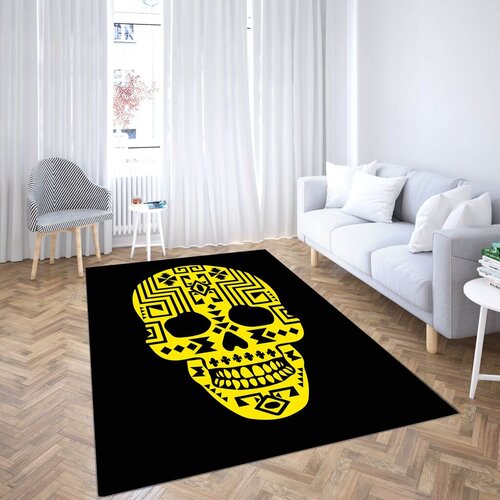 Conceptum Hypnose tepih Cgkids17, pravougaoni, 80 x 140 cm, crno-žuti Cene