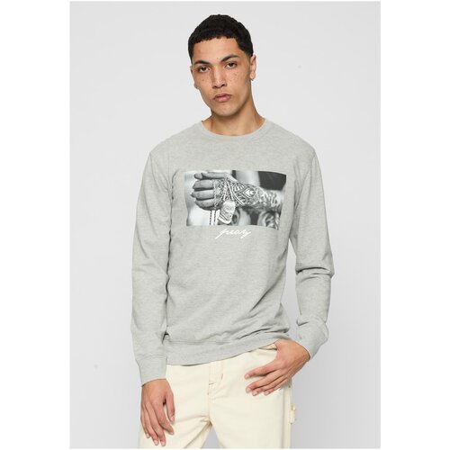 Mister Tee Pray 2.0 Crewneck Grey Slike