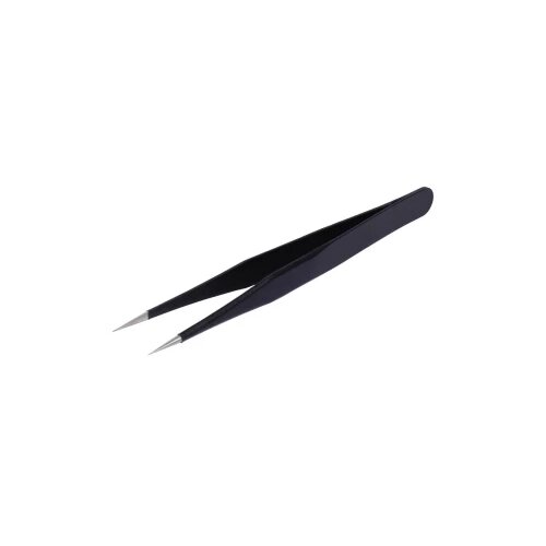 Quadrios ESD pinceta obložena nehrđajućim čelikom 123 x 10 mm fini vrh 0,5 mm EN 61340-5-1 23EC151 ESD pinceta Slike