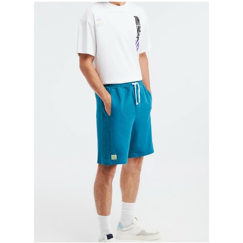 GRIMELANGE Shorts - Blau - Normal Waist Slike