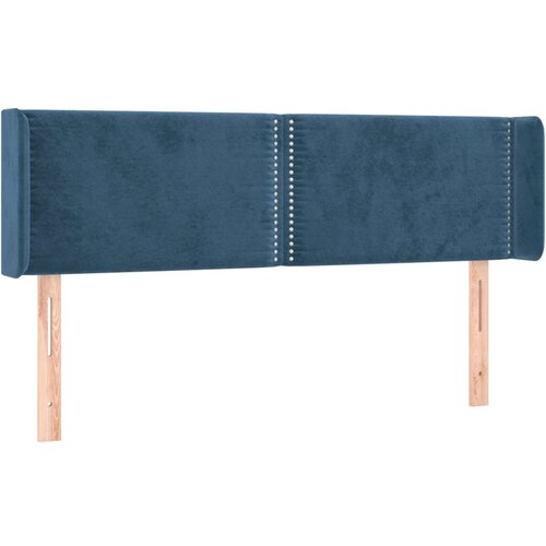 vidaXL Vzglavje z ušesi temno modro 147x16x78/88 cm žamet, (20953800) Cene