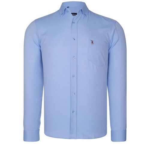 Dewberry G785 MENS SHIRT-BLUE Slike