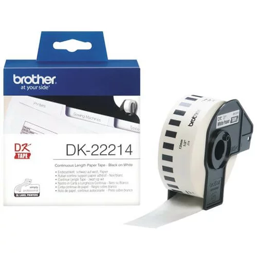 Brother etikete DK-22214, neskončne, 12 mm x 30,48 m, original