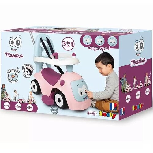 Smoby Smoby: Električni avto Maestro Ride-On - roza Cene