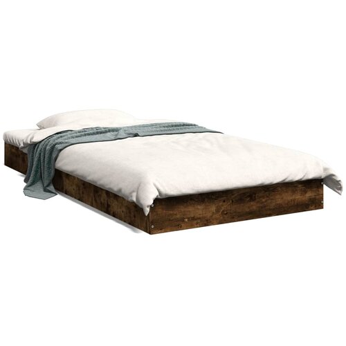 VidaXL Okvir za krevet boja hrasta 120 x 200 cm konstruirano drvo Slike