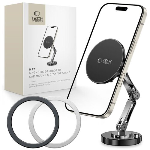 TECH-PROTECT N57 MAGNETNI ZA MAGSAFE NOSILEC ZA AVTOTELEFON ČRN, (21974685) Cene