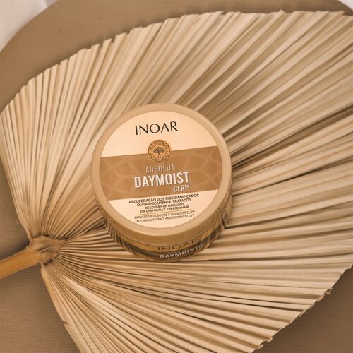 INOAR Absolut Daymoist CLR&amp;trade; intenzivna vlažilna maska za suhe in barvane lase 250 g Slike