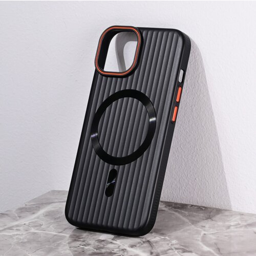Torbica Magsafe Stripe za iPhone 14 6.1 crna Slike