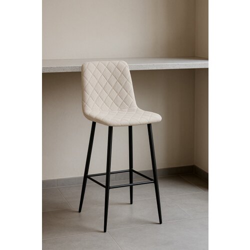  Barska stolica BC812 Bez/Noge crne mat 485x405x1100 mm ( 776-051 ) Cene