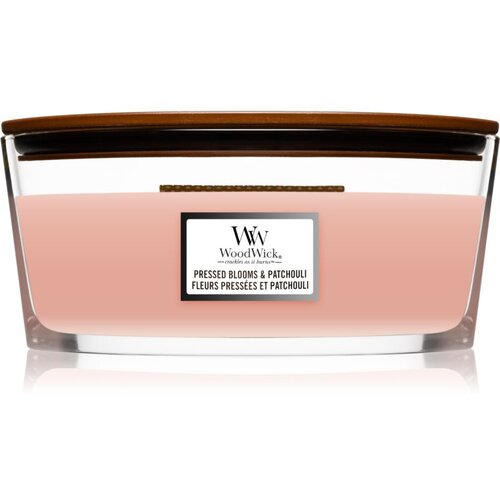 WoodWick pressed blooms & patchouli dišeča svečka 453,6 g unisex Cene