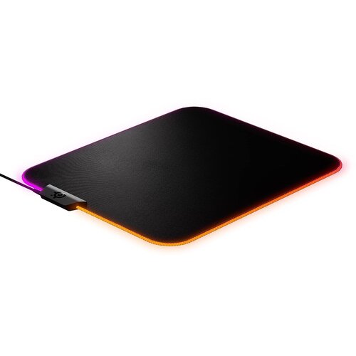 Steel Series QcK Prism Cloth RGB podloga za mi&amp;scaron;ko 320 x 270 mm črne barve Slike