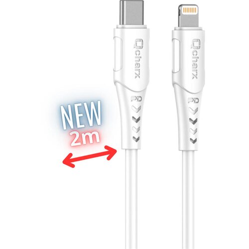 BZ Qcharx Sofia kabel tipa C do Lightning 3A 20W (2m) bel PVC, (21580706) Cene