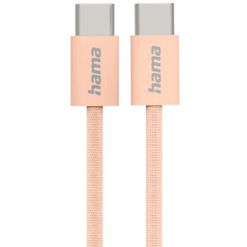 Hama Data Fabric USB-C kabel 1m oranžen, (5000262033) Cene