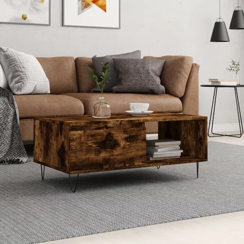  Stolić za kavu boja hrasta 90x50x36,5 cm konstruirano drvo