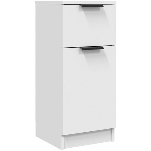 Maison Chic Komoda - Predalnik bela 30x30x70 cm konstruiran les, (21716036) Slike