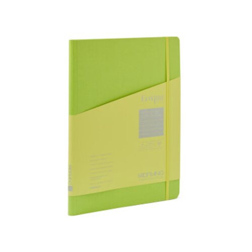 Fabriano notes Ecoqua plus skrivena spirala A5 90g 70l crte lime 19042106 Slike