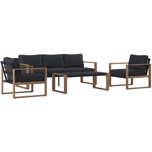 Ambia Garden LOUNGE GARNITURA tkanina aluminij Slike