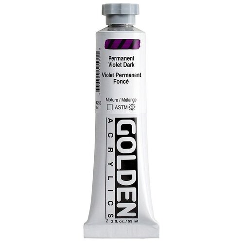  GOLDEN Heavi Bodi Akrilna boja 148 ml | 1253 permanent dark purple Slike