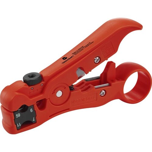 Toolcraft TO-6609318 HSK-4132 kliješta za skidanje izolacije Prikladno za koaksijalni kabel , okrugli kabel Cene