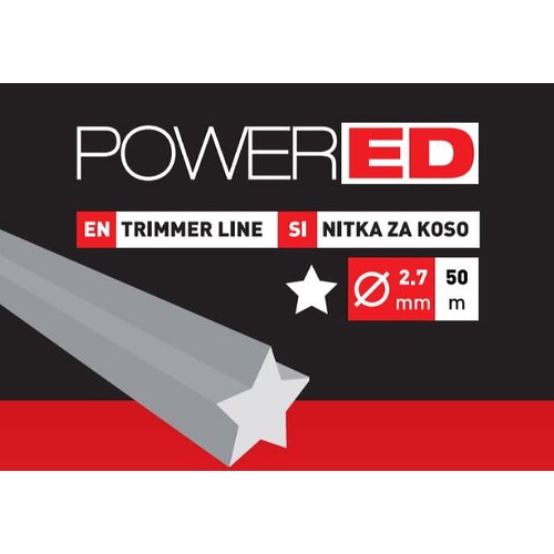 POWERED Nitka za koso Powered (50 m, debelina: 2,7 mm, zvezdasta) Slike