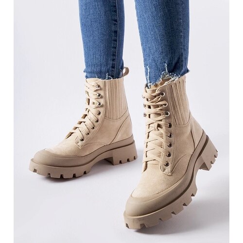 Gemre Beige eco-suede ankle boots Orson Cijene