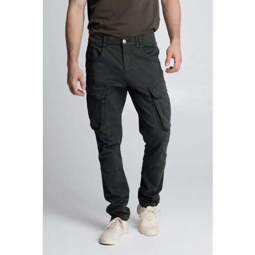 Legendww mu&amp;scaron;ke maslinasto zelene cargo pantalone sa džepovima 256-1613-8620-4800 Slike