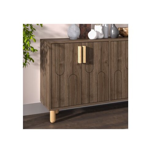 Hanah home Konzola Vincent, 120x73,6x29,6 cm, Orah Slike