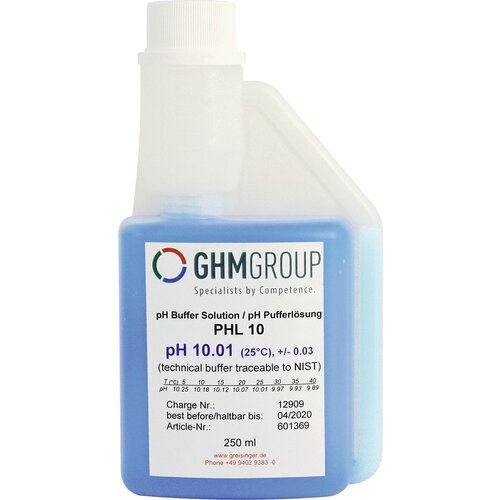 Greisinger pH puferska raztopina PHL 10\, pripravljena za uporabo PHL-10 reagent ph vrednost 250 ml, (20638605) Slike