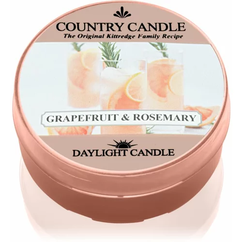 Country Candle Grapefruit & Rosemary čajna sveča 42 g