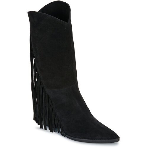 Ex&amp;eacute; Shoes Mestni &amp;scaron;kornji 515-ORLANDO-SUEDE-BLACK Črna Slike