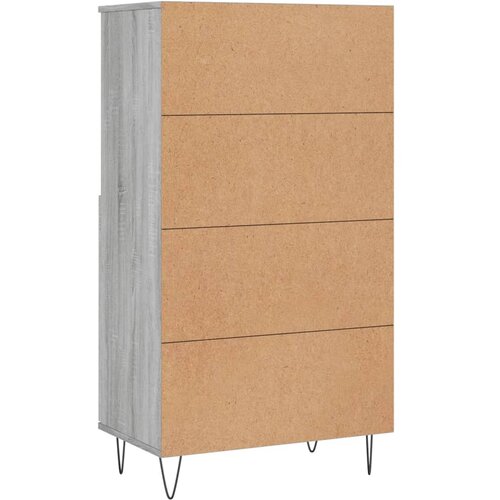  Visoka komoda siva sonome 60x36x110 cm od konstruiranog drva Slike