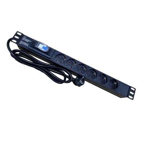 MAXPRO LINE Produžni kabl PDU/6-Way (1P 16A), 2m, sa osiguračem Slike