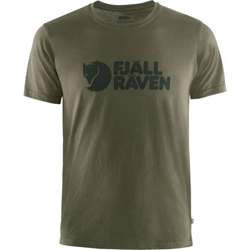 Fjällräven Logo T-Shirt M Dark Olive XL Majica