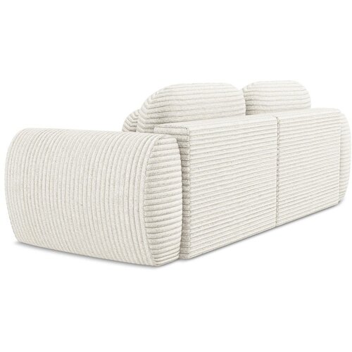 Makamii Bež sklopiva/s prostorom za odlaganje sofa od samta 266 cm Kini &amp;ndash; Slike