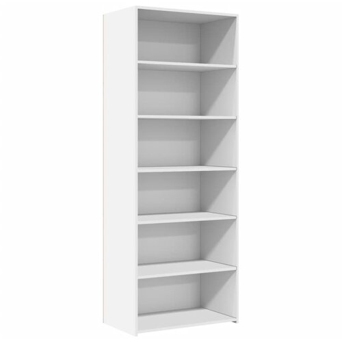 Maison Chic Visoka omara - Komoda - Predalnik bela 70x41x185 cm inženirski les, (21721978) Slike