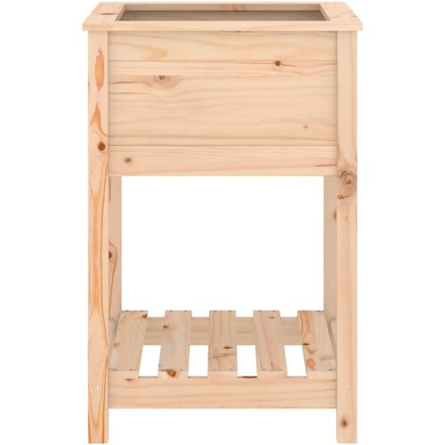  Sadilica s policom 54x54x81 cm od masivne borovine Slike
