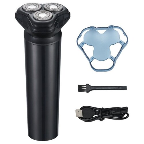 INF Mo&scaron;ki rotacijski brivnik &mdash; vlažno/suho, USB, IPX7, LED zaslon, 80 min Black, (5000287219) Cene