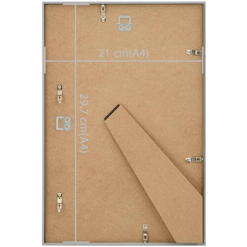VidaXL Foto okvirji 3 kosi stenski/namizni srebrni 21x29,7 m MDF Slike