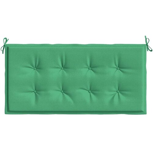  Jastuk za vrtnu klupu zeleni 100 x 50 x 3 cm od tkanine Oxford Slike